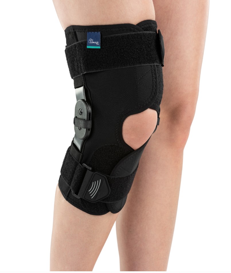 Stabilizator de genunchi cu atele deschis XL - model 504