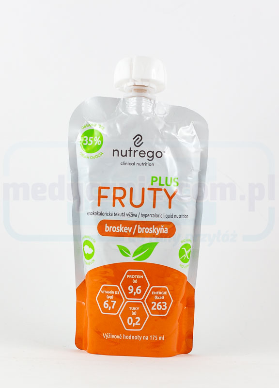 Nutrego Fruty Plus 175 ml Piersică supliment alimentar