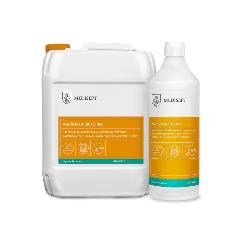 Mediclean 580 5L Var - Concentrat pentru decalcifierea mașinilor de spălat vase și a altor aparate