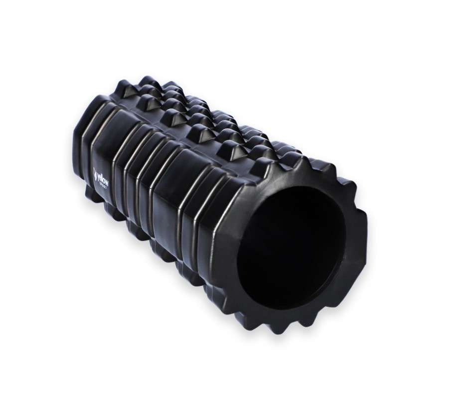 YellowROLLER Role de masaj EVA negru 33cm