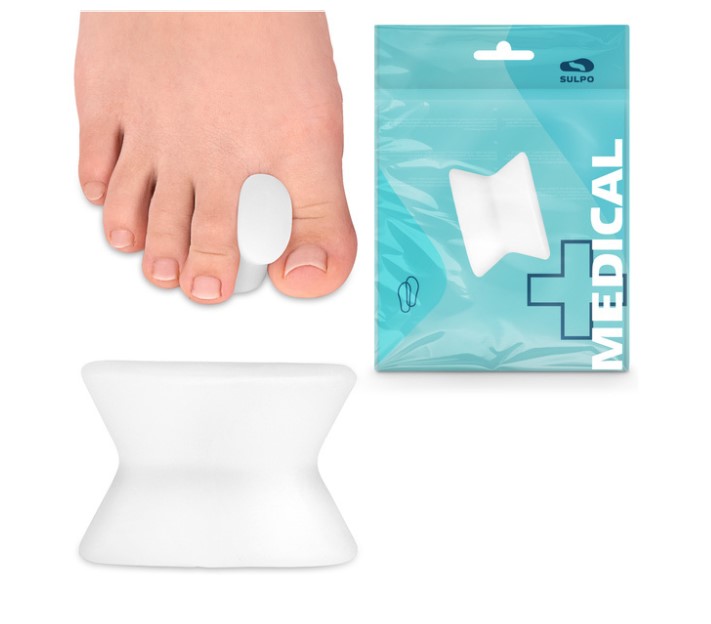 Hallux valgus - S/L gel interdigital wedge pentru hallux valgus