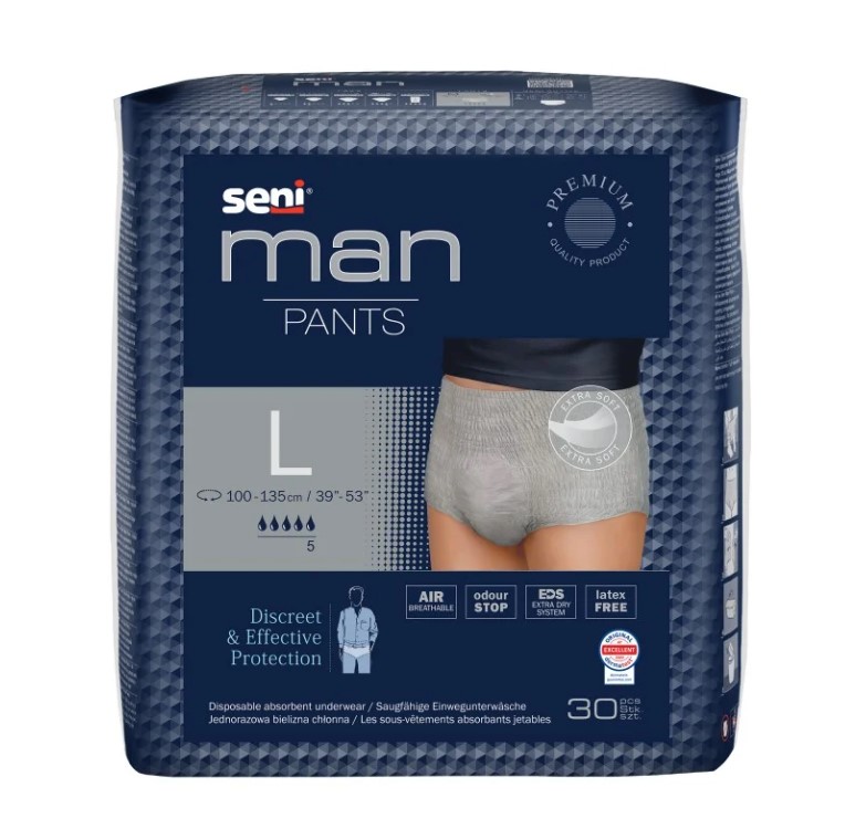 Seni Man Pants LARGE chiloți absorbanți 30pcs
