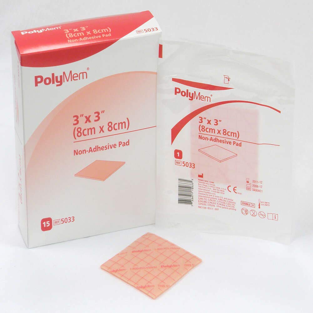 PolyMem 5033 Tampon neadeziv 8x8cm 1pc