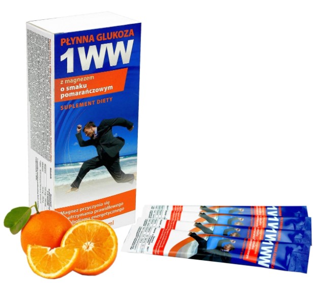 Glucoză 1WW 10x12ml aromă de portocale