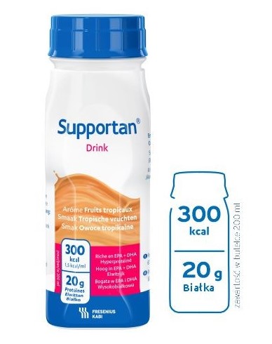 Fresenius Supportan DRINK 200ml fructe tropicale