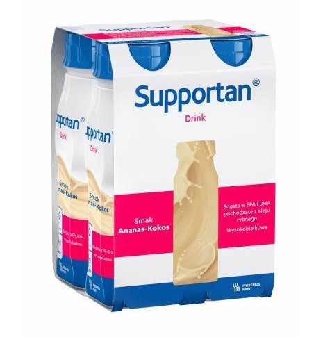 Fresenius Supportan DRINK 4x200ml ananas-cocotă