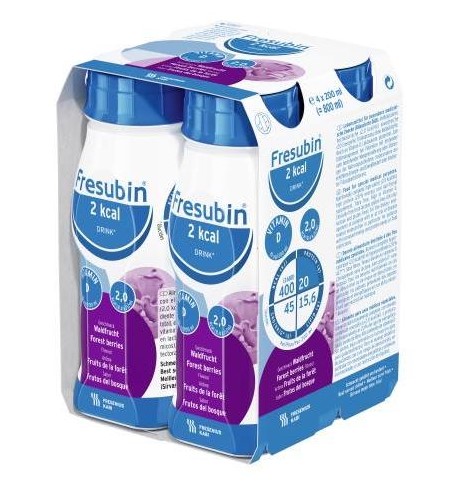 Fresubin 2 kcal DRINK 4x200ml fructe de pădure
