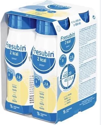 Fresubin 2 kcal Băutură 4x200ml vanilie