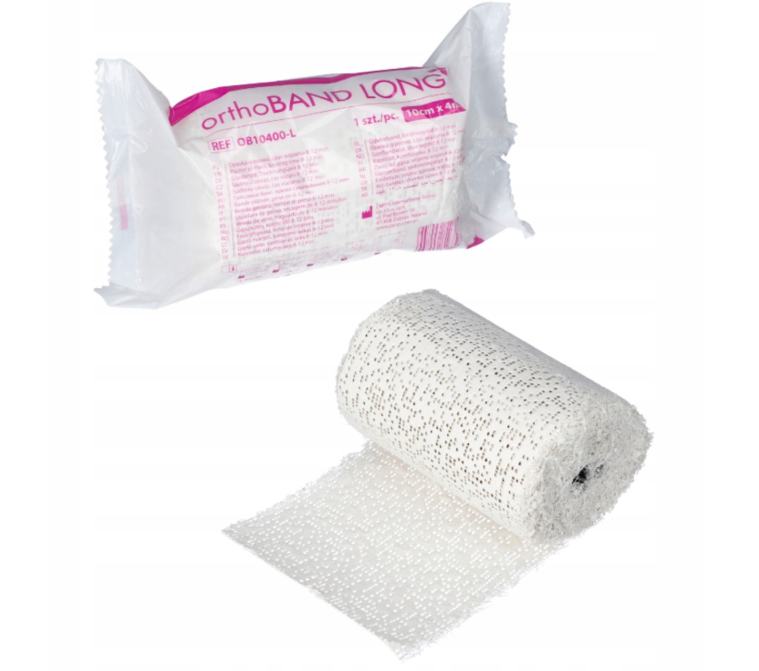 Bandă de gips 10cm x 4m 1 buc orthoBAND LONG