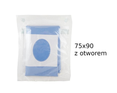 Imunitate sterilă REF 150 015 (hârtie+folie) 75*90cm, 6x8cm gaură adeziv draperie sterilă