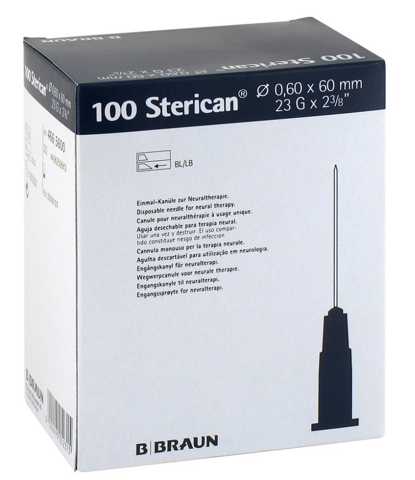 Ac Sterican Sterican G23 0.6*80mm 100pcs REF 4665635