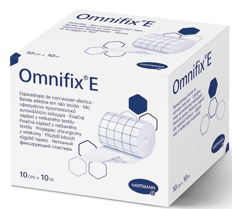 Omnifix E bandă nețesută 10cm * 10m 1 buc rolă de pansament autoadezivă