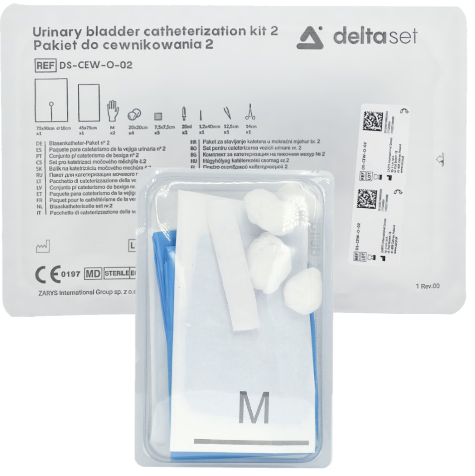 Trusă sterilă de cateterizare Deltaset DS-CEW-O-02