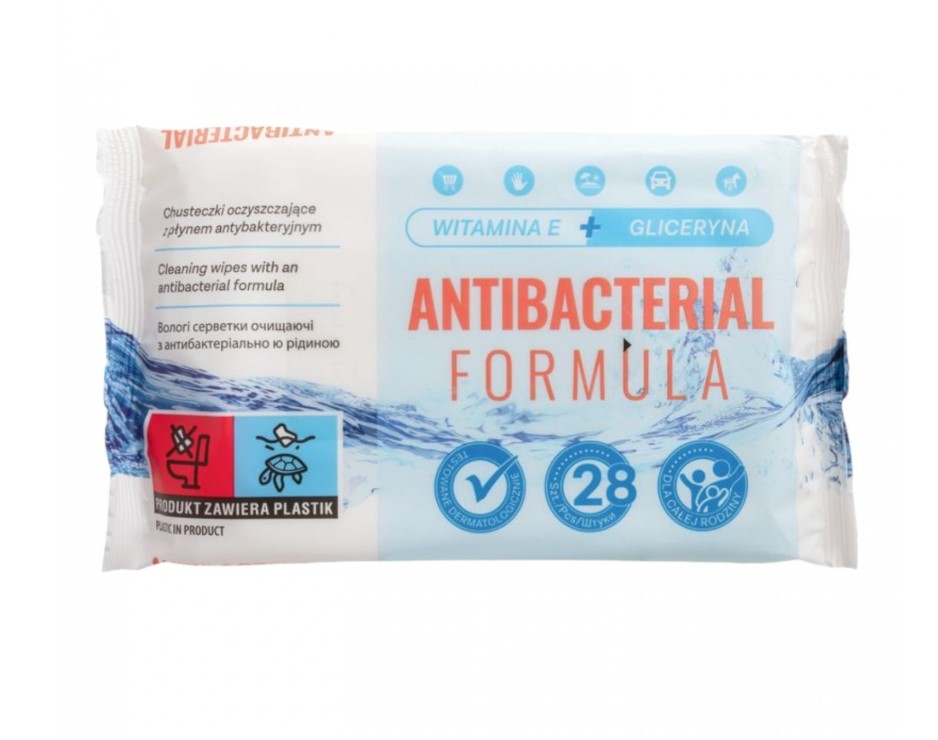 Șervețele umede antibacteriene 28pcs