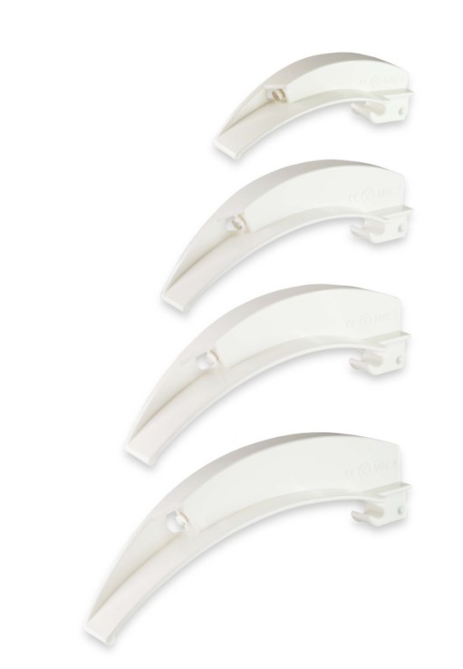 Lingură de plastic de unică folosință pentru laringoscop Macintosh 3-140mm