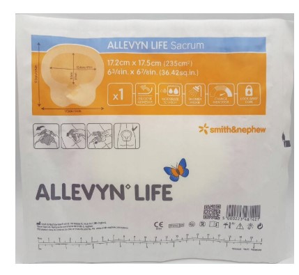 Allevyn Life Sacrum 17.2 * 17.5 cm 1pc pansament din spumă
