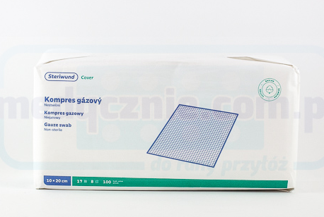 Compresă de gaz nesterilă 10*20cm 100pcs 17N 8W