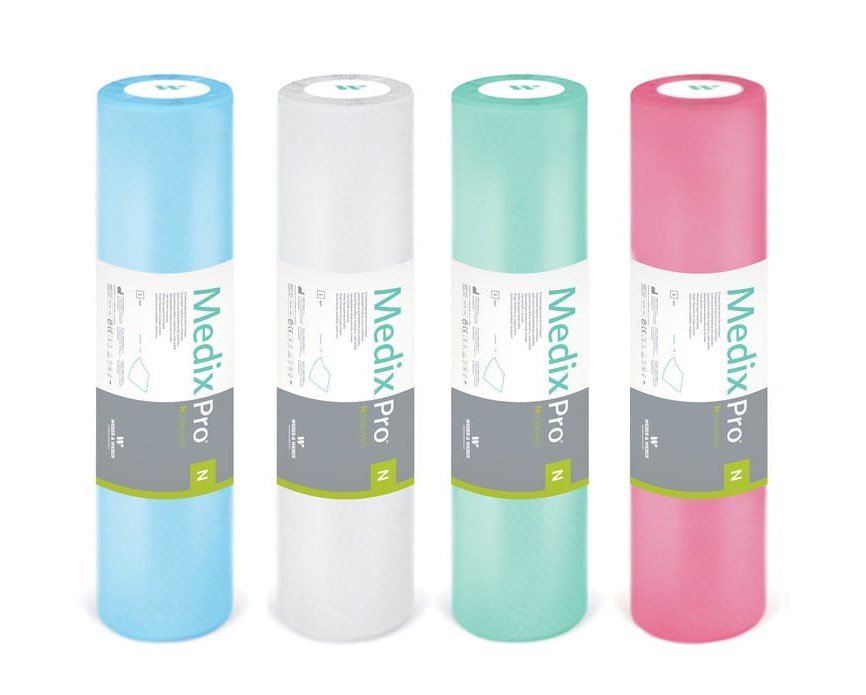 Suport cu folie 1x hârtie absorbantă 1x folie 70cm x 50m /100pcs Verde Weber&Weber