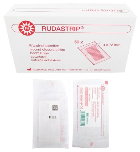 Rudastrip benzi de închidere a rănilor 3mm* 75mm 5pcs