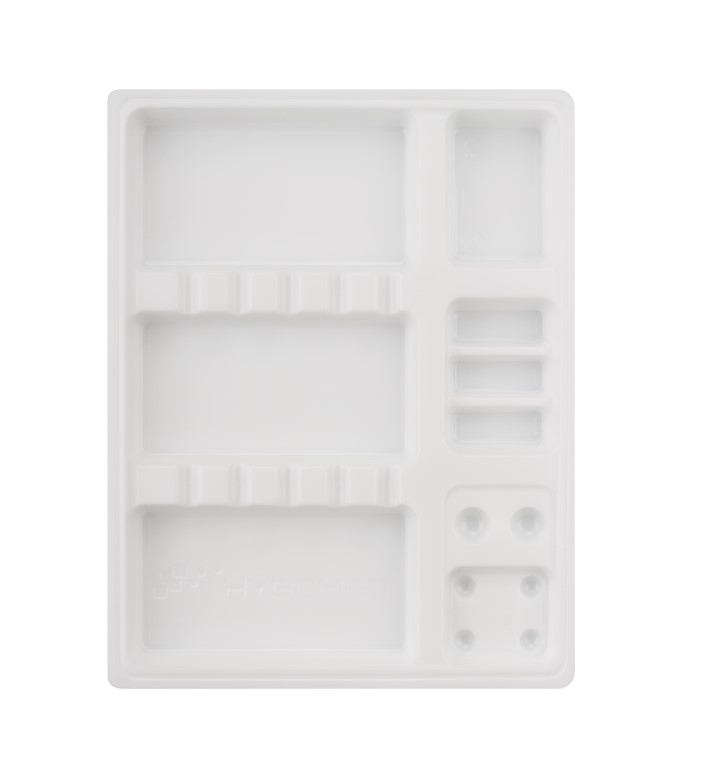 Tăvi dentare j.u. alb 100pcs - Imagine 2