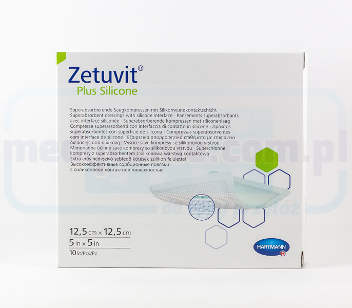 Zetuvit Plus silicon 12,5 * 12,5 cm 1 buc