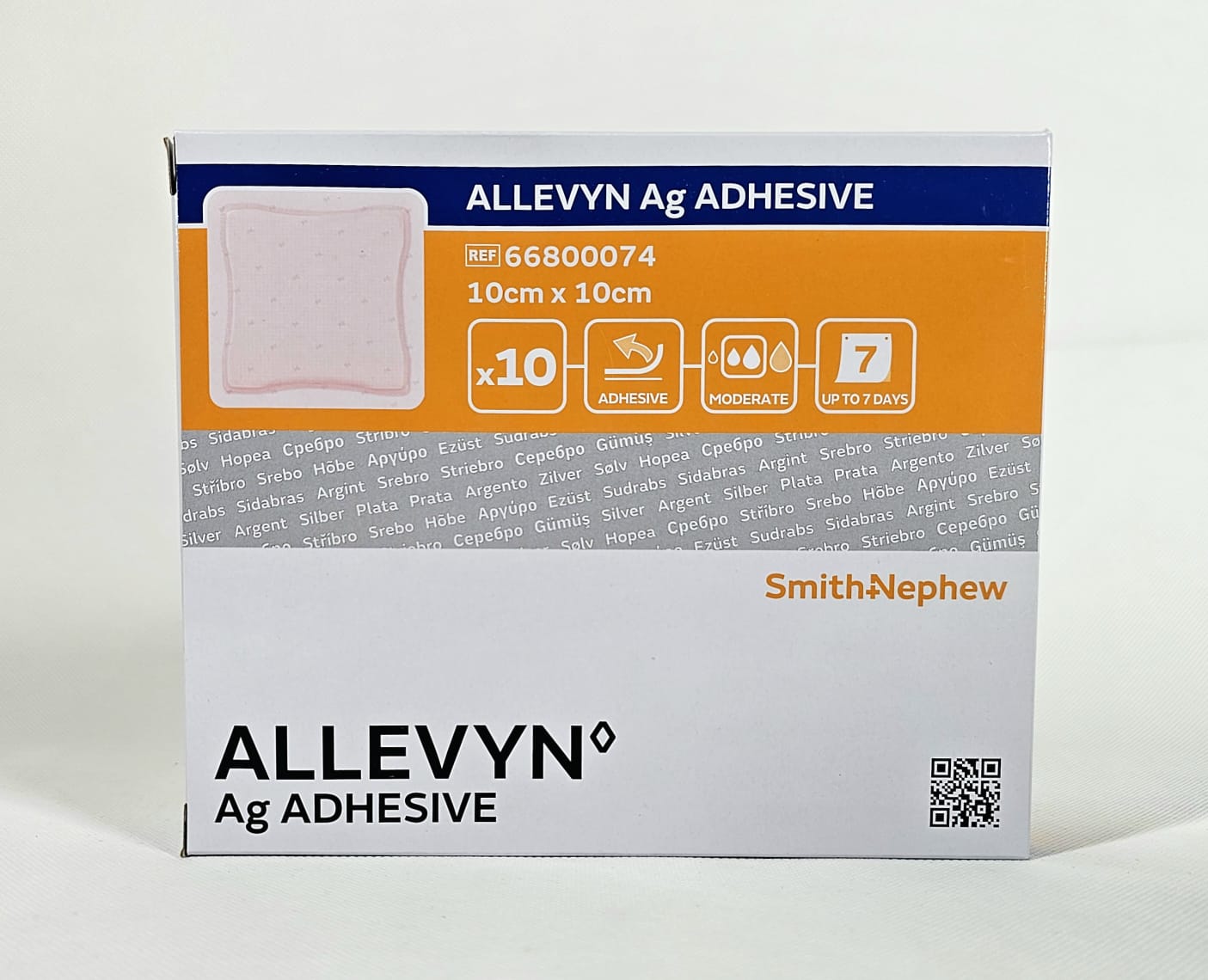 Allevyn Ag adeziv 10 * 10cm 1pc