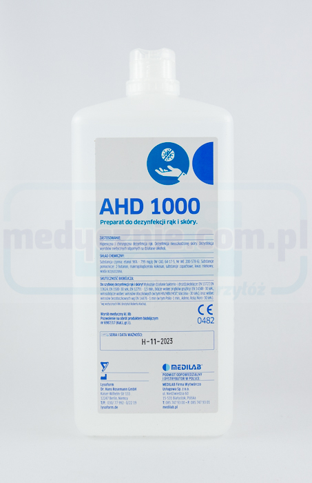 AHD 1000 1L dezinfecție pentru mâini și piele