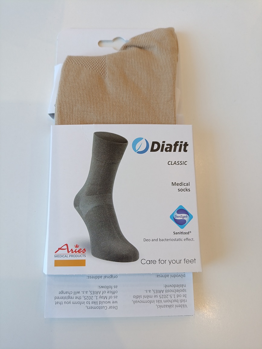 Avicenum DiaFit CLASSIC mărimea 36-39 pereche 8002 șosete diabetice maro