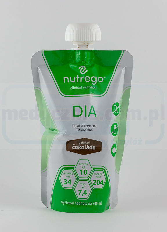 Nutrego DIA 12x200 ml ciocolată